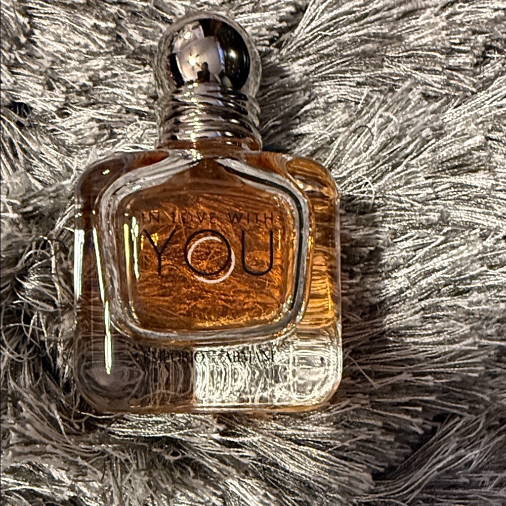 Emporio Armani In Love With You - Amber Liquid in Clear Bottle